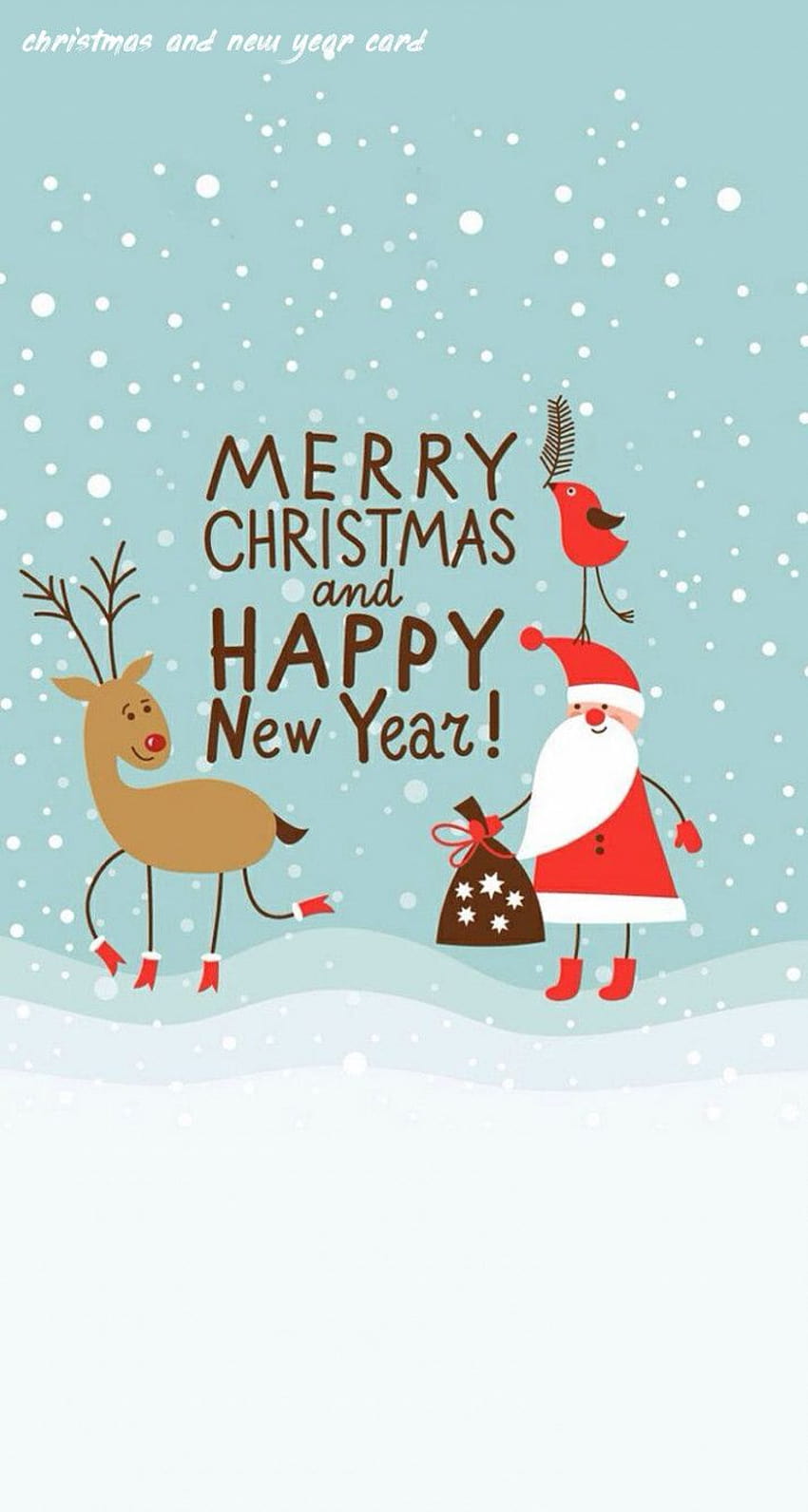Merry Christmas Happy New Year IPhone All Keren.., selamat natal dan selamat tahun baru wallpaper ponsel HD