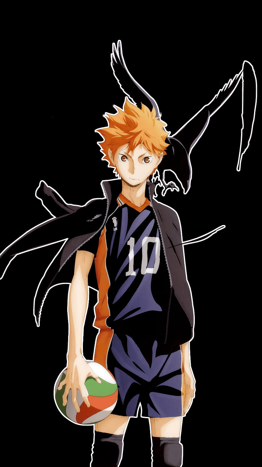 Hinata, anime, anime world, haikyuu, volei, voleibol, HD phone wallpaper