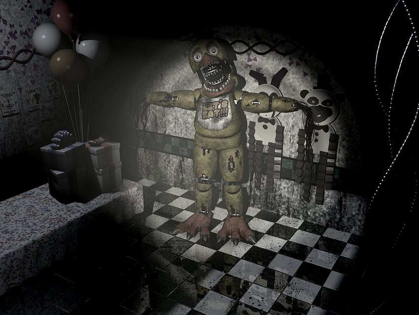 Withered Chica V4 full body [Blender FNAF] by TRAWERT