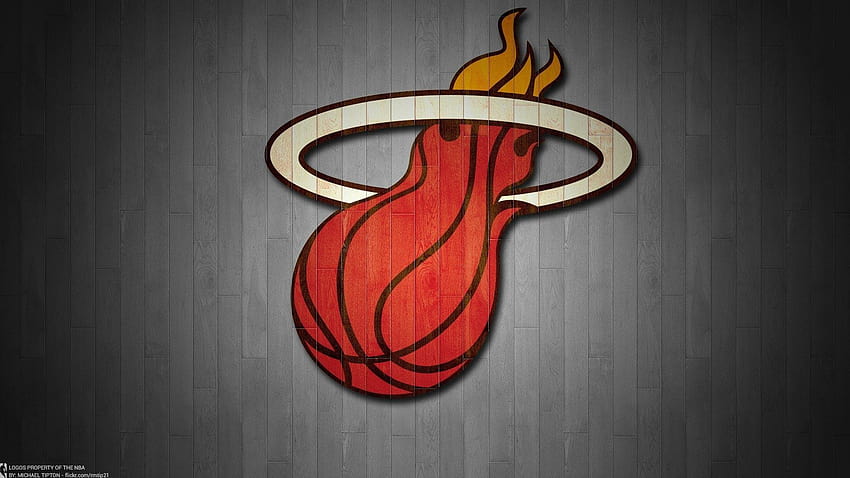 Miami Heat Logo NBA HD-Hintergrundbild