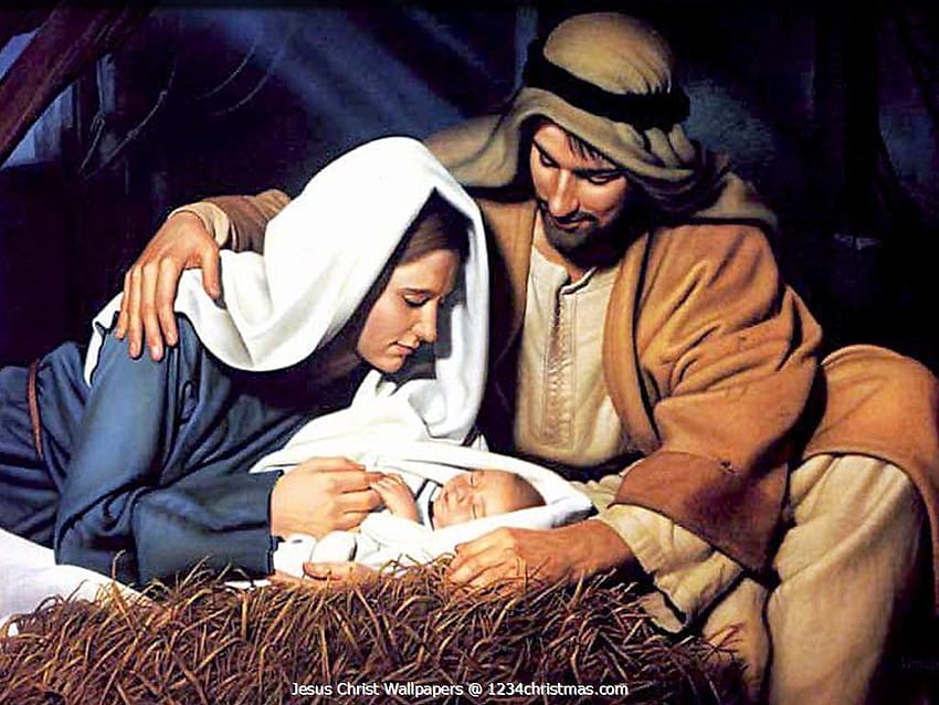 Bébé Jésus, Jésus Noël Fond d'écran HD