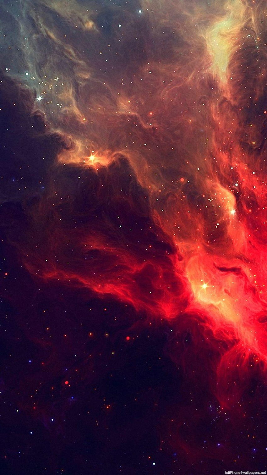 star clouds sky fire iPhone 6 and 6 Plus, clouds and sky HD phone wallpaper