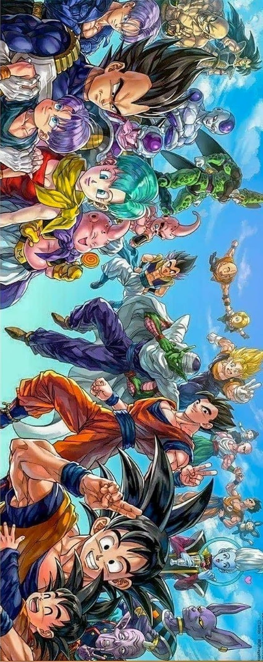 All Characters In Dragon Ball Z posted by Ryan Cunningham, dragon ball z characters HD phone wallpaper