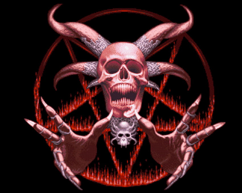 New : Evil Pentagrams, black magic HD wallpaper