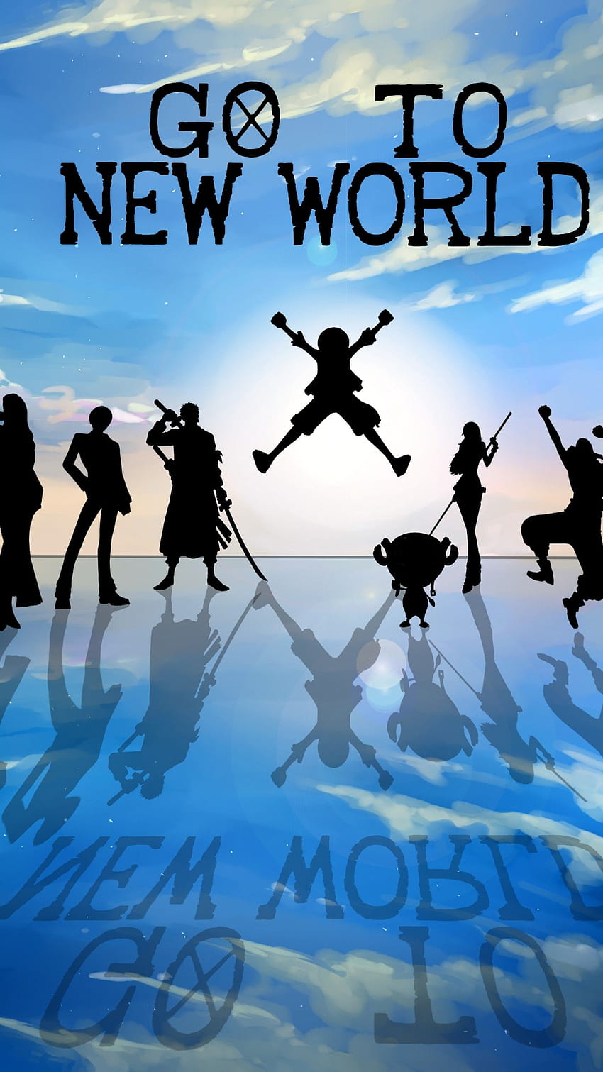 One Piece, Go To New World, , Anime, amoled one piece HD phone wallpaper