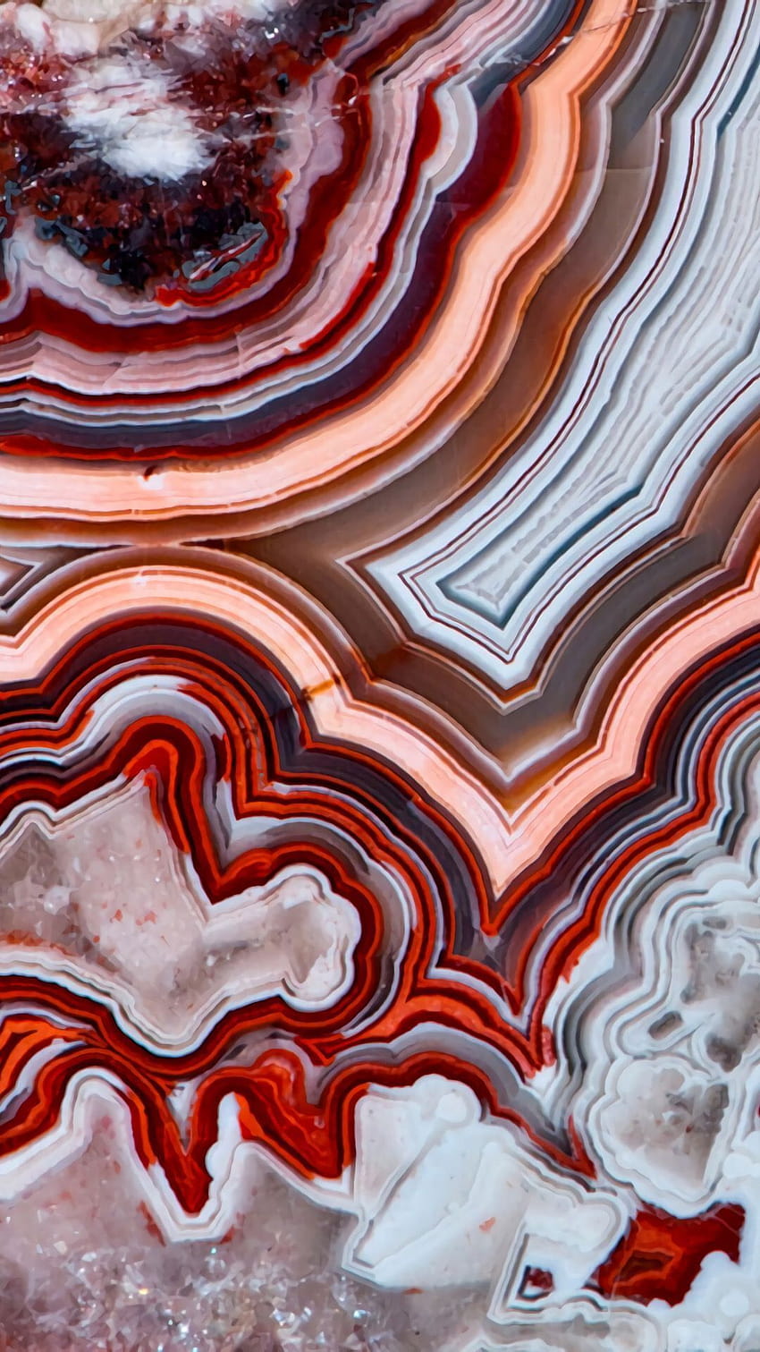 Red Marble iPhone HD phone wallpaper
