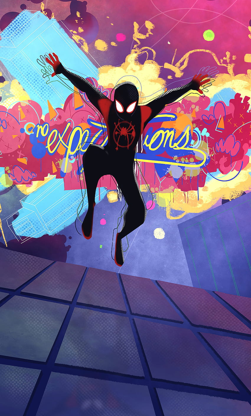 1280x2120 Spiderman Into Spiderverse iPhone , Backgrounds, and, スパイダーマン イントゥ ザ スパイダー バース iPhone HD電話の壁紙