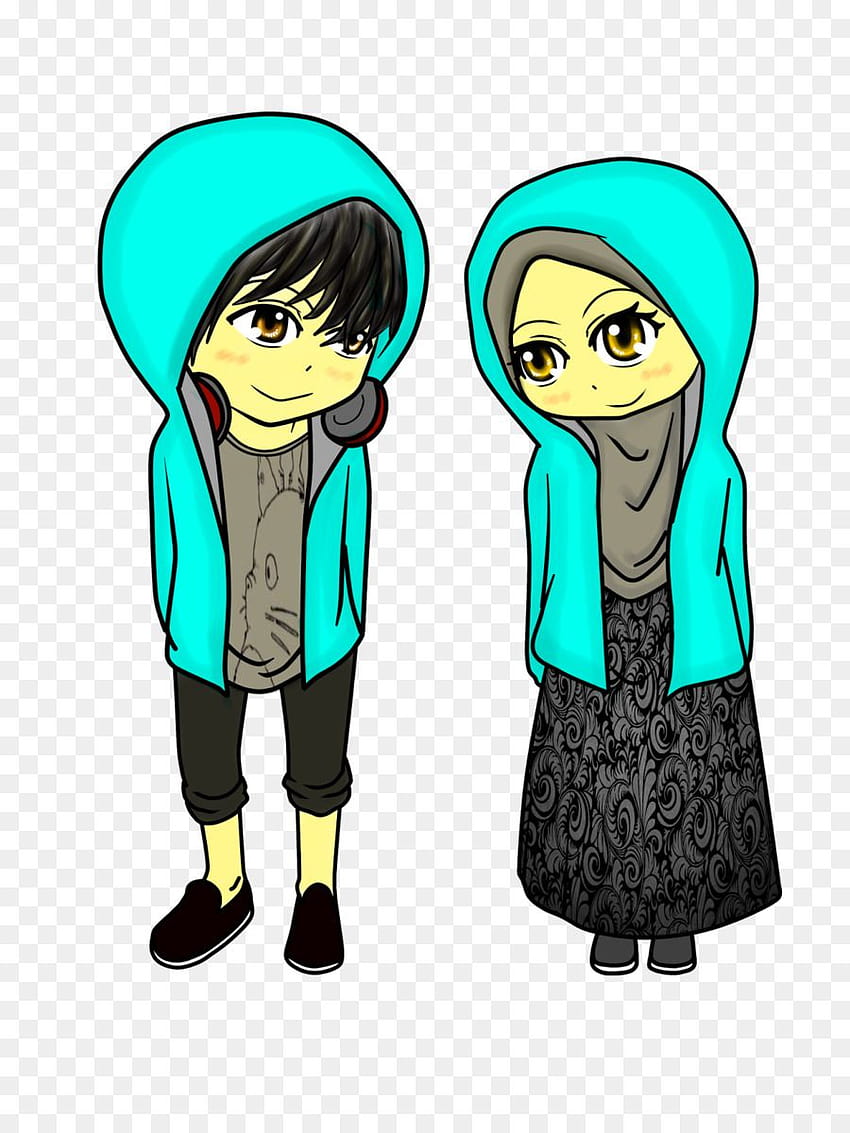 Muslim, Islam, Allah, Cartoon, Human Behavior Png, muslim anime unique couple HD phone wallpaper