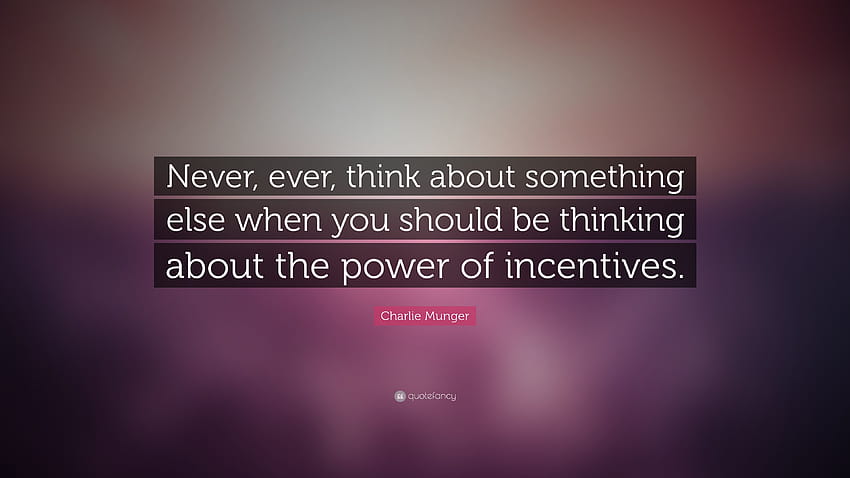 Cita de Charlie Munger: “Nunca, nunca, pienses en otra cosa cuando deberías estar pensando en el fondo de pantalla