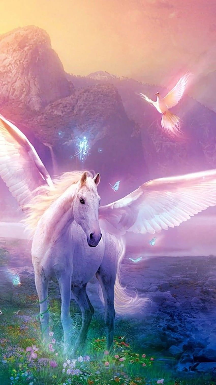 Cute Unicorn Sparkle Glitter Unicorn HD phone wallpaper