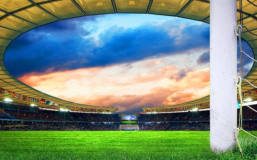 Football Stadium, background stadion HD wallpaper