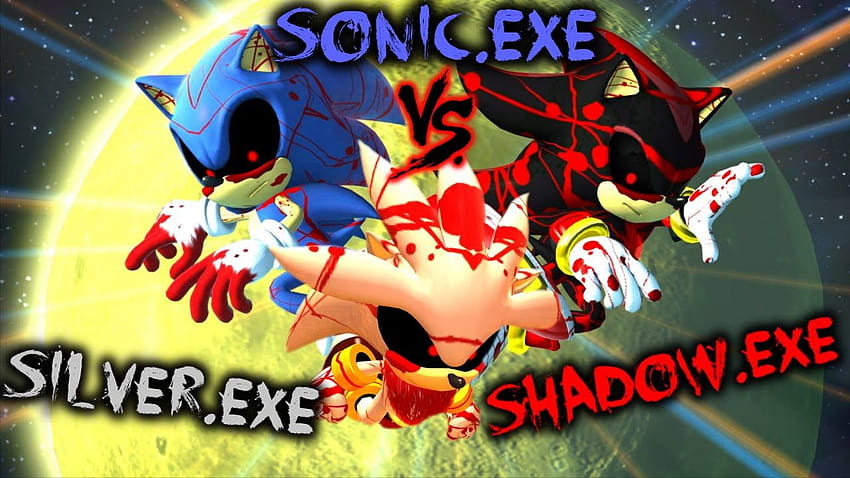 Sonic Exe Shadow Exe Silver Exe HD wallpaper