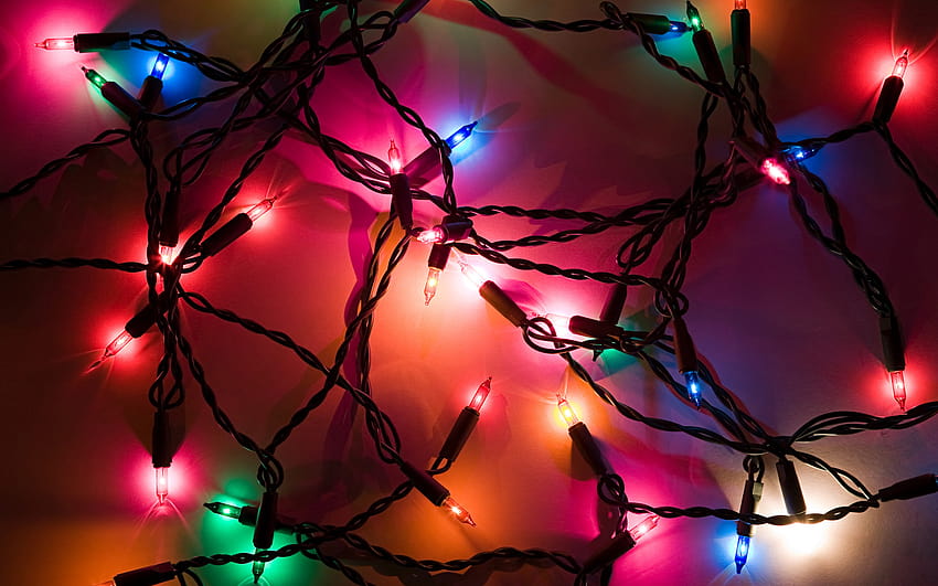 7 Christmas Lights, aesthetic laptop christmas HD wallpaper