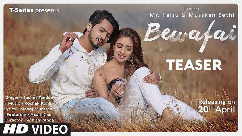 Watch Latest 2020 Hindi Teaser Song 'Bewafai' Sung By Sachet Tandon, rochak kohli HD wallpaper