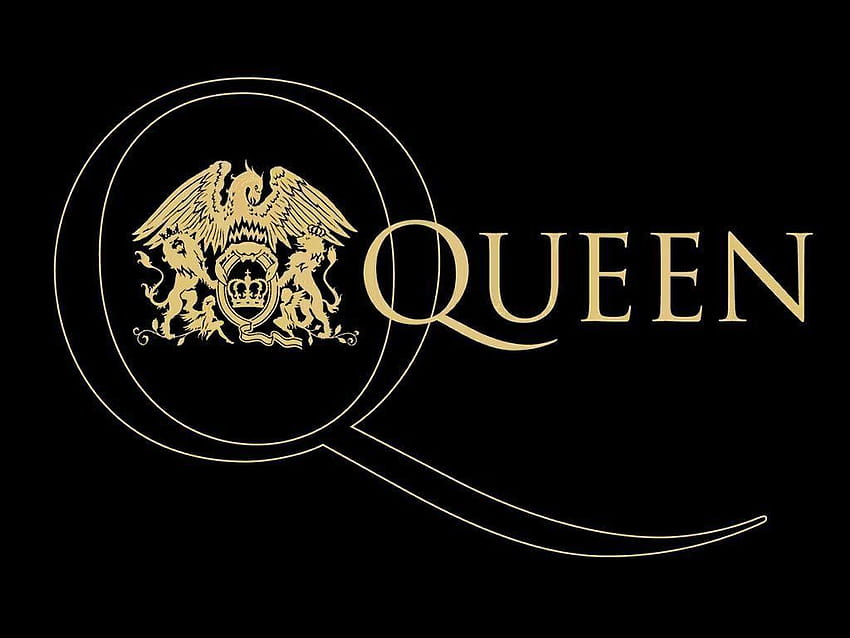 Black Backgrounds Queen Band, cool rock band logos HD wallpaper