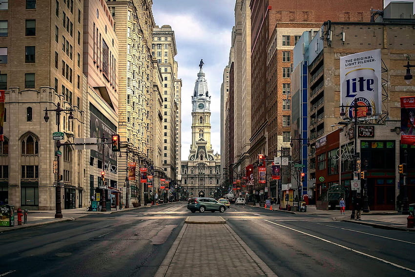 Philadelphia, City Hall, USA, street, Pennsylvania, philadelphia pa HD wallpaper