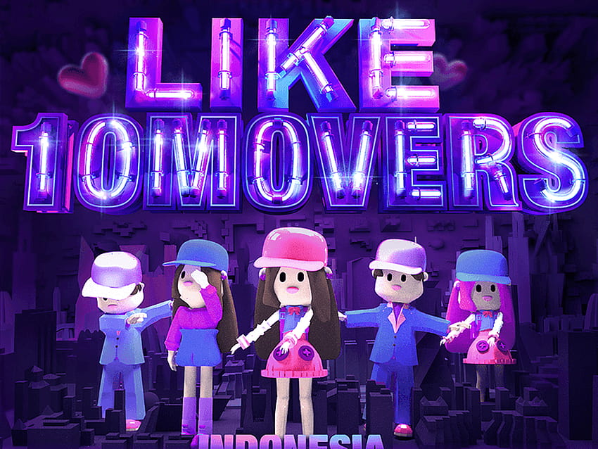 LIKEE 10 MOVERS by Misszsmm for innn on Dribbble HD wallpaper