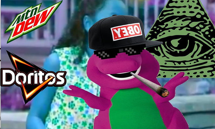 Barney's Dank Adventure, Barney-Meme HD-Hintergrundbild