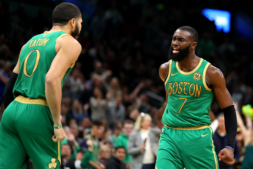 Pembicaraan perdagangan Celtics berfokus pada penambahan bintang ketiga dengan Jaylen Brown, Jayson Tatum, jayson tatum 2022 Wallpaper HD
