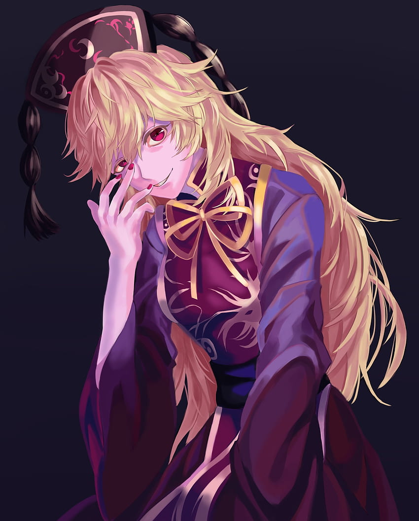 2304x2864 Touhou, Junko, Red Eyes, Blonde, Scary Anime, anime female scary HD phone wallpaper