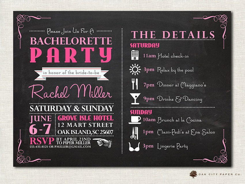 Marvelous Bachelorette Party Invitation Templates To Make Party, bachelorette 2018 HD wallpaper