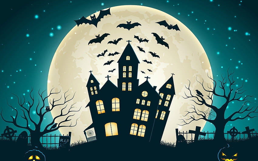 Dibujos animados de Halloween – Festivales, dibujos animados de fondo de pantalla