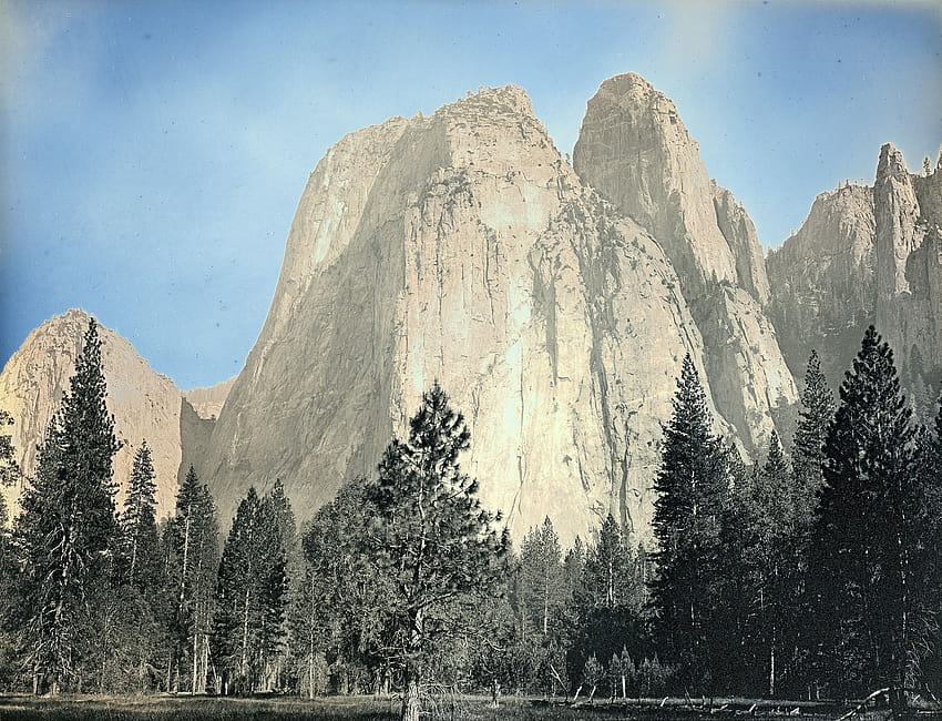 National Park Daguerreotypes Invite Viewers To 'Merge With The Land' : NPR, yosemite national park cathedral rocks HD wallpaper