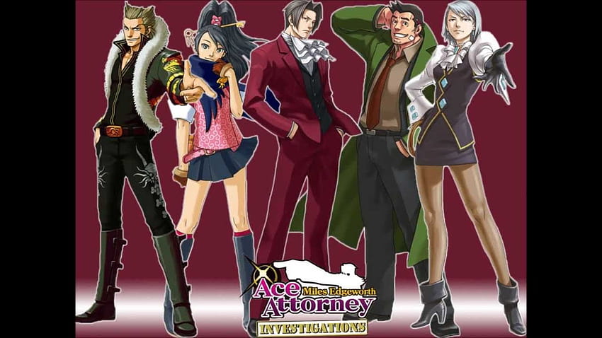 Video Game Ace Attorney Investigations: Miles Edgeworth HD Wallpaper