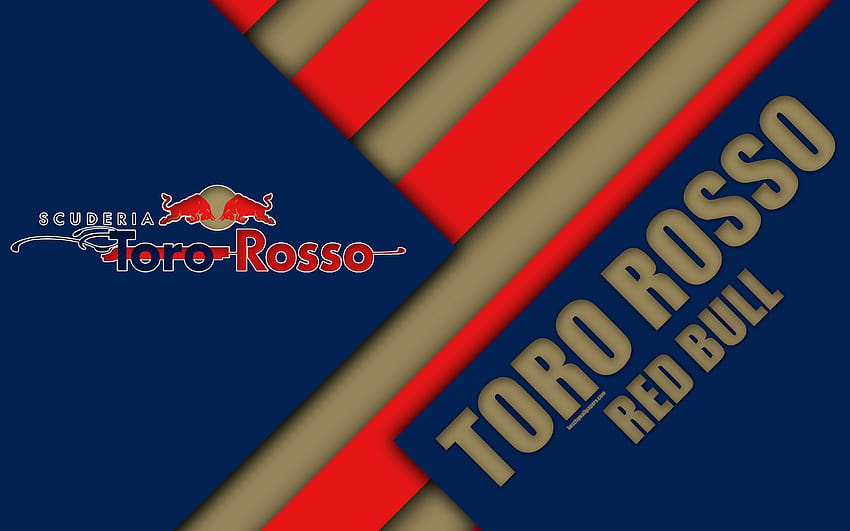 Red Bull Toro Rosso, Honda, Faenza, Италия, червена емблема на honda HD тапет