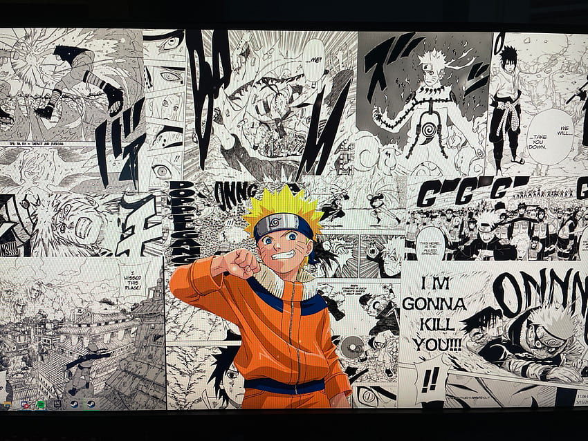 Naruto Manga Panels PC : r/Naruto HD тапет