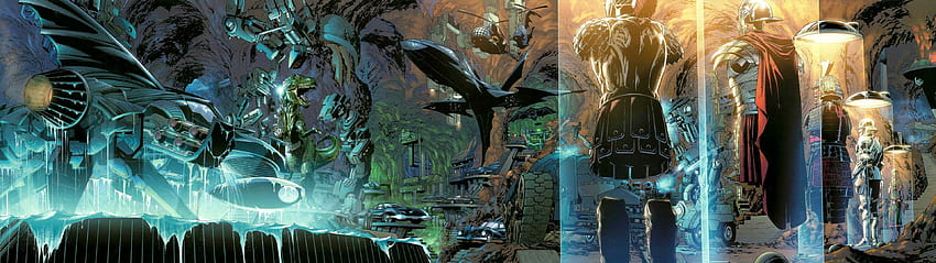 A Dual screen of the Batcave : r/batman HD wallpaper