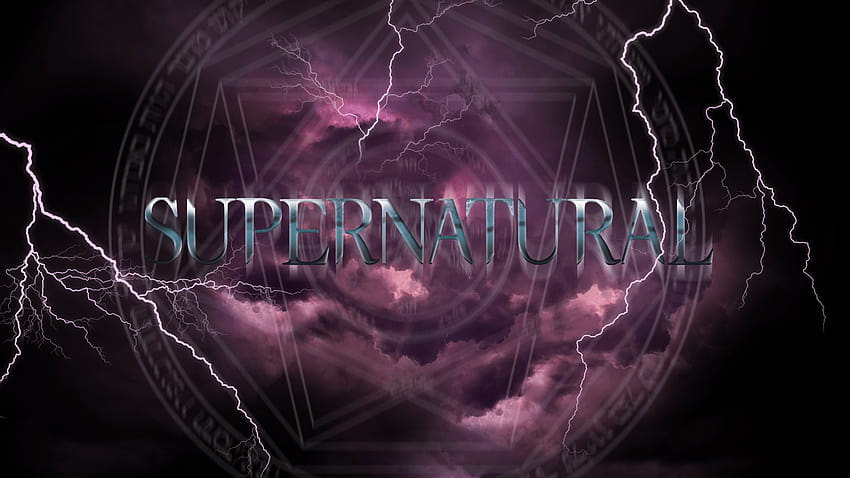 Logo Supernatural, supernatural season HD wallpaper