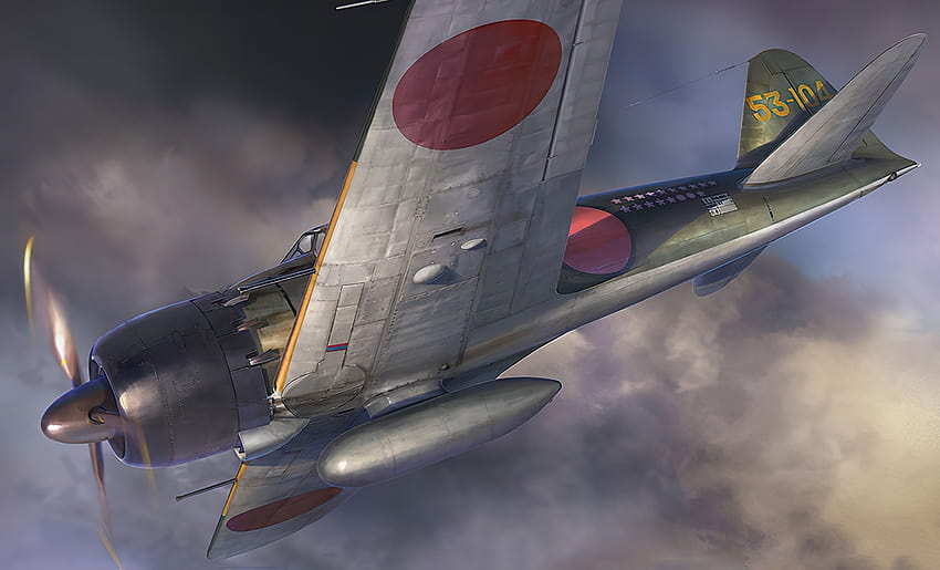 Mitsubishi A6M Zero HD wallpaper