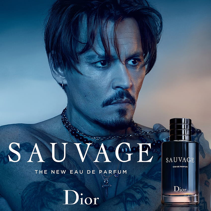 Джони за парфюмната кампания на Dior Sauvage – Джони Деп HD тапет за телефон