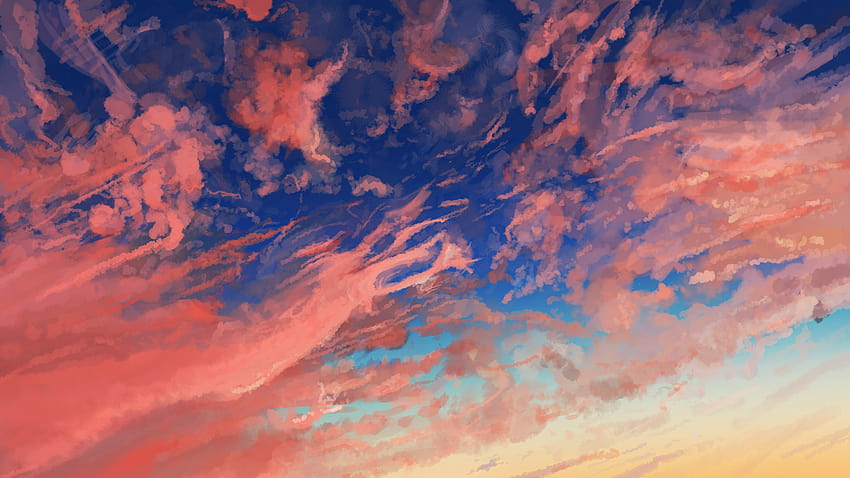 1280x720 Cloud Sky Anime , Backgrounds, and HD wallpaper | Pxfuel