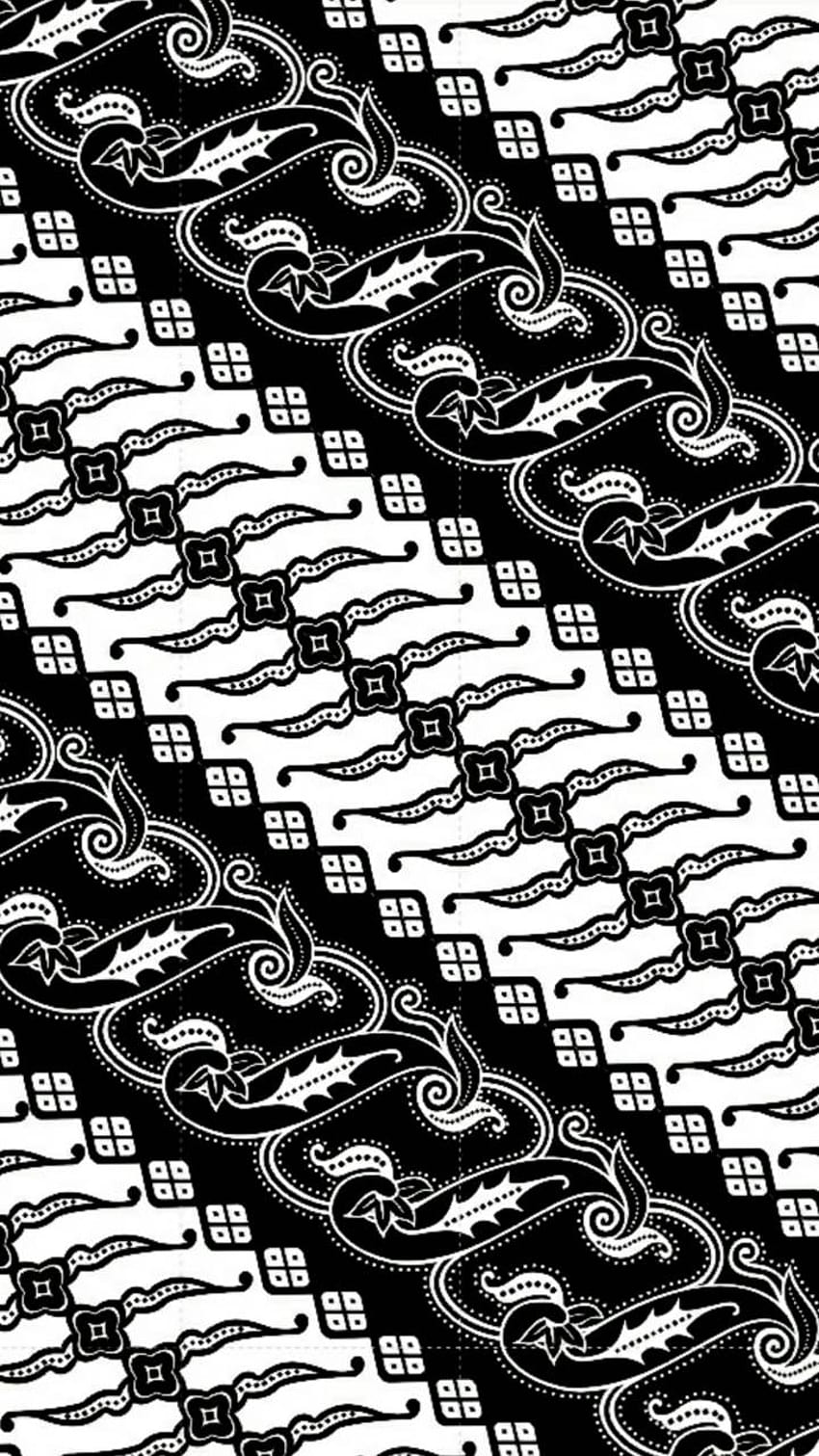 Batik hitam putih par Andhik28 Fond d'écran de téléphone HD