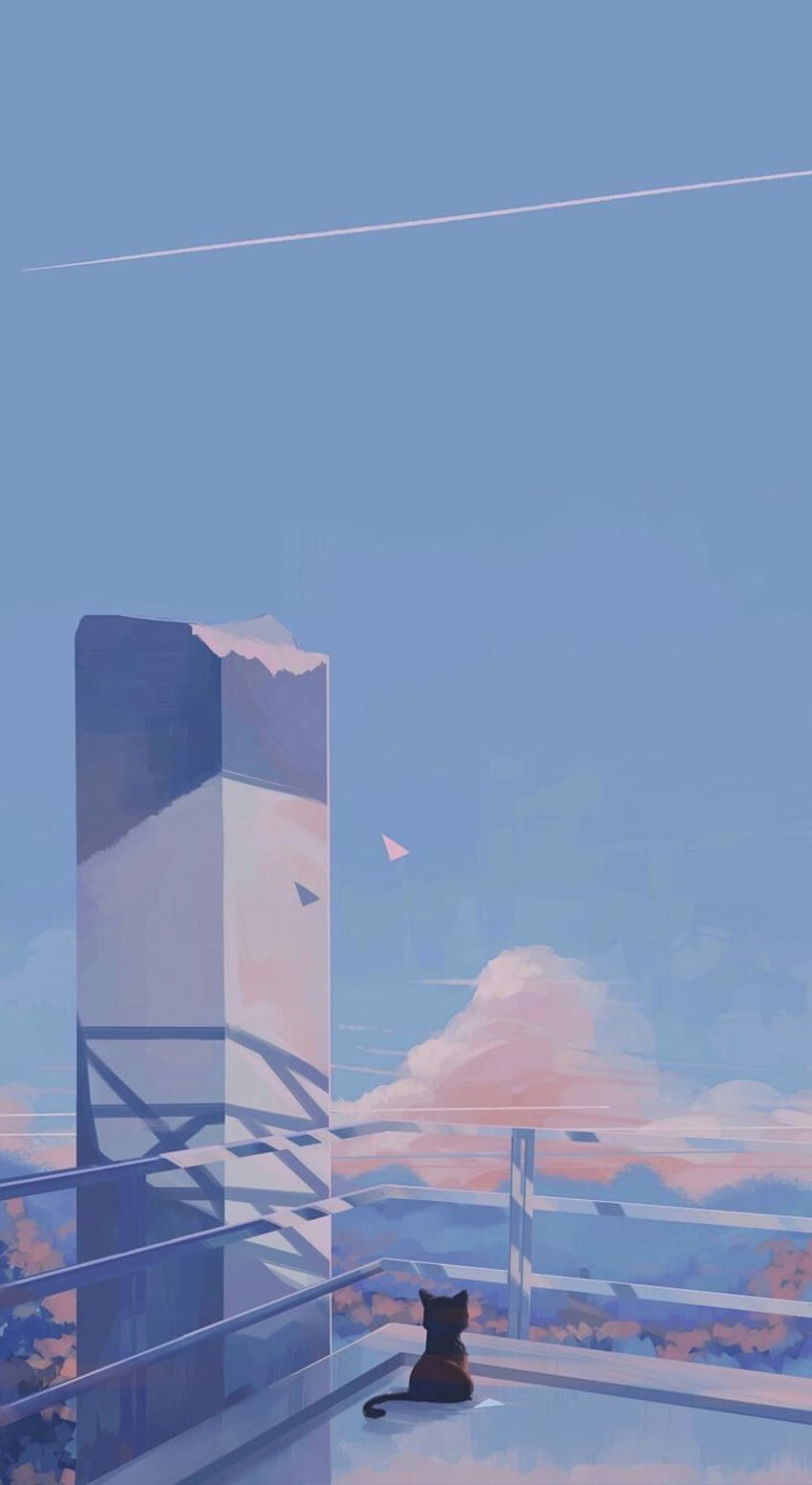 amanat ali on Emoticon, blue aesthetic landscape HD phone wallpaper