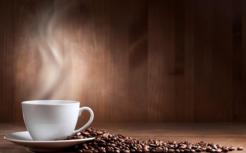 fresh cup of coffee, coffee mug HD wallpaper