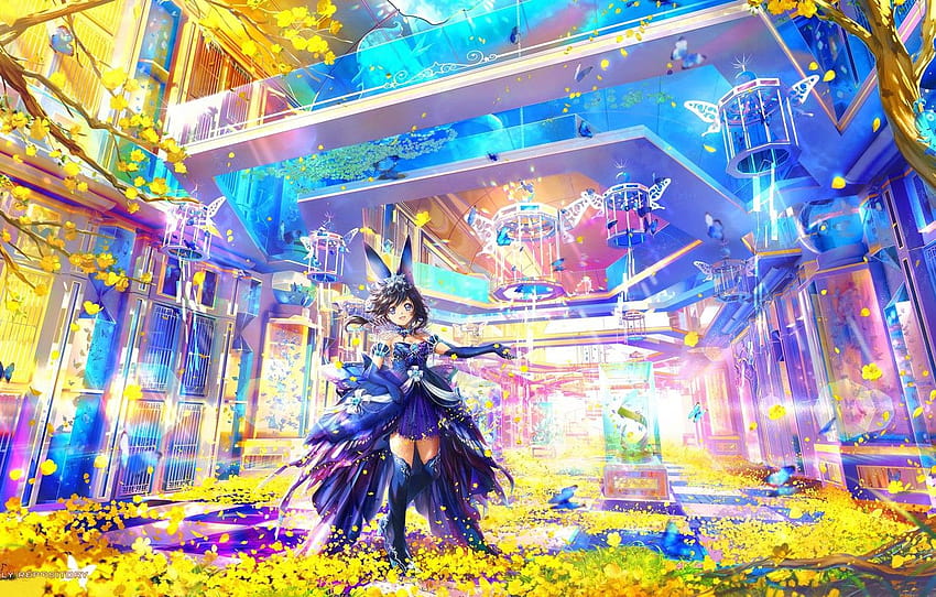 Bright Anime, vibrant anime HD wallpaper