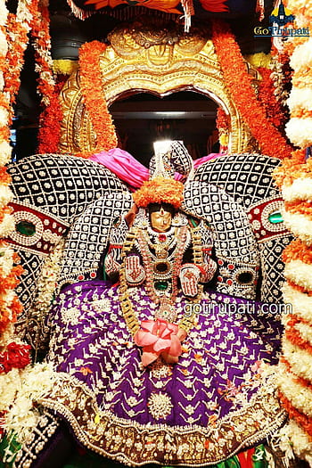 Goddess Padmavathi Black Idol Decorated Flowers Stock Photo 1269499810 |  Shutterstock