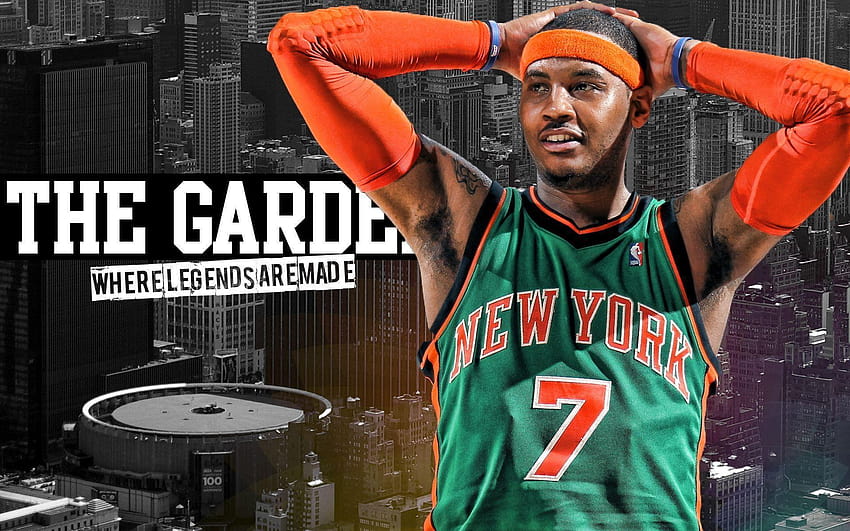 Carmelo Anthony New York Knicks พื้นหลัง – งานฝีมือ, carmelo anthony 2017 วอลล์เปเปอร์ HD