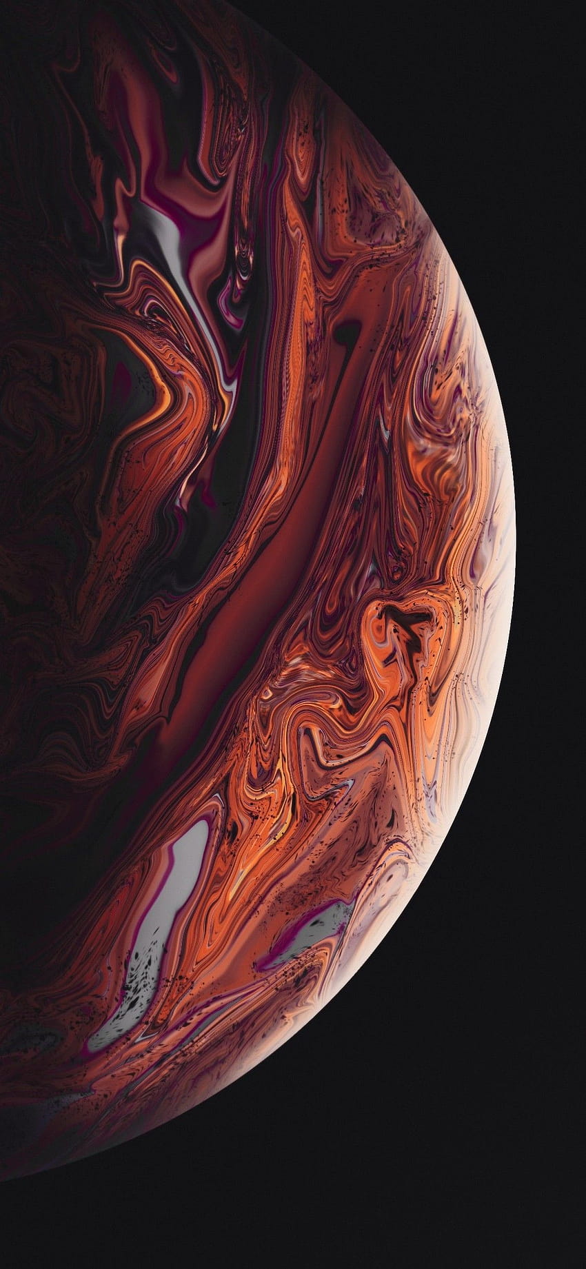 5 iPhone Xs Mobile, iphone xs planet bubble HD phone wallpaper
