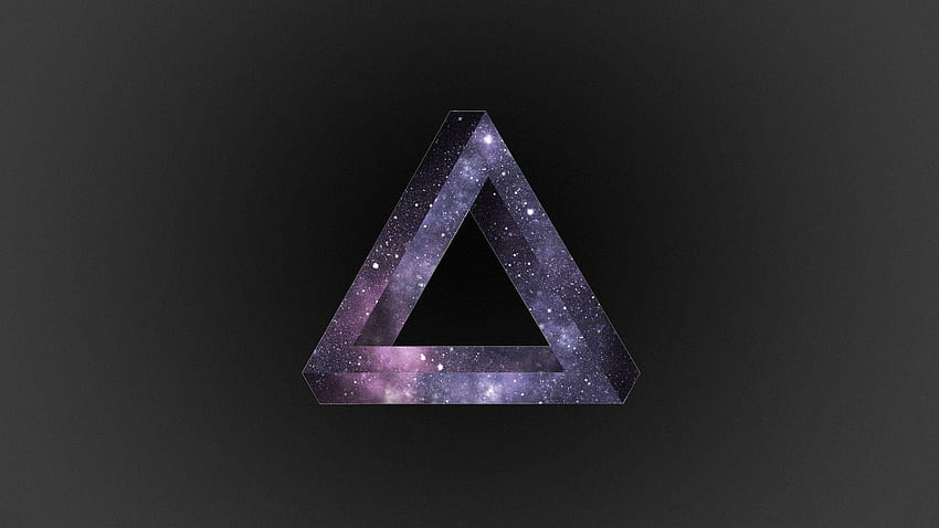 : dark, purple, triangle, crystal, light, backgrounds, shape HD wallpaper