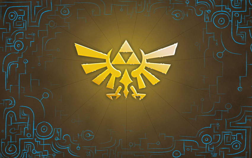 triforce, The Legend of Zelda, Hyrule Crest ::, legend of zelda hyrule crest HD wallpaper