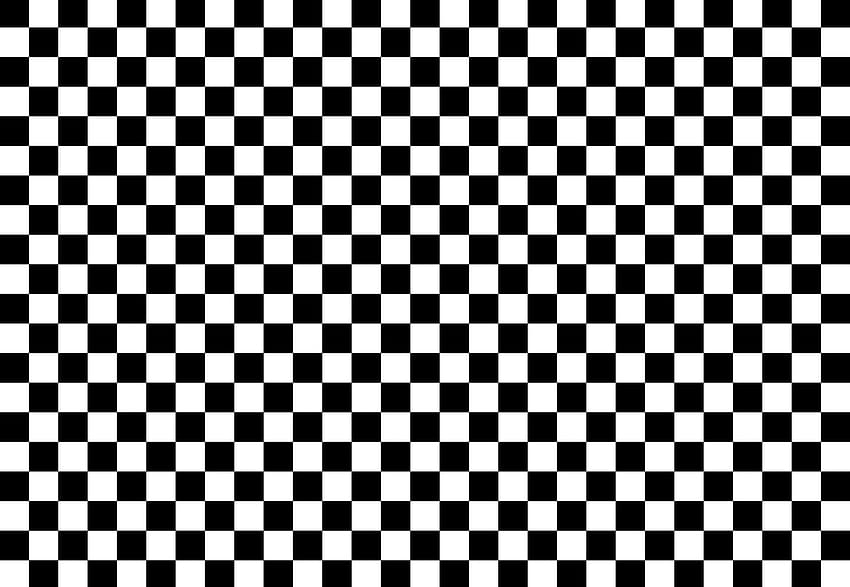Black And White Checkered Pattern Wall Paper Mural, black and white pattern HD wallpaper