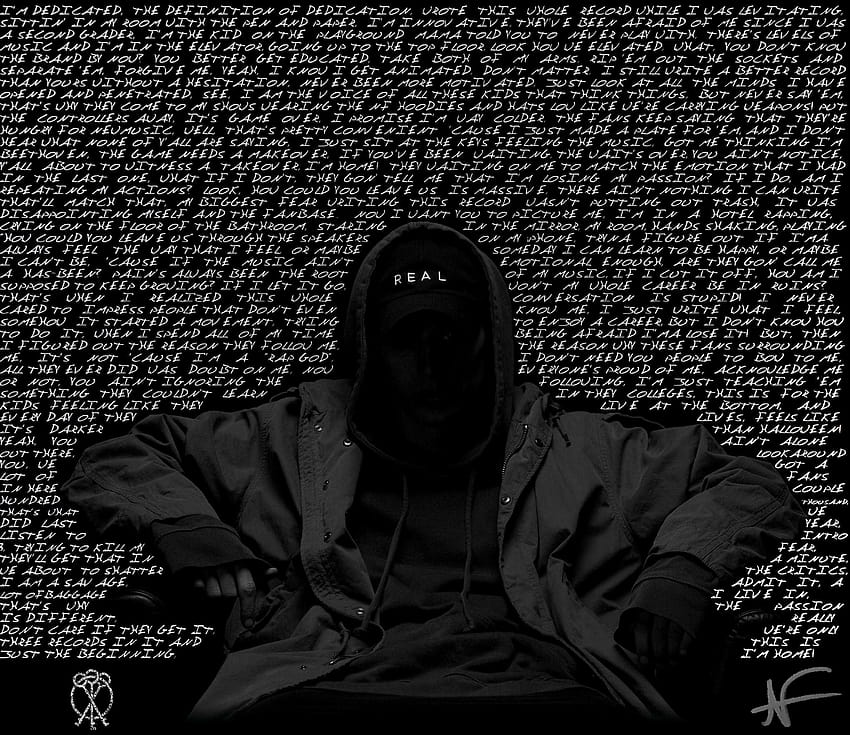 nf the rapper HD wallpaper
