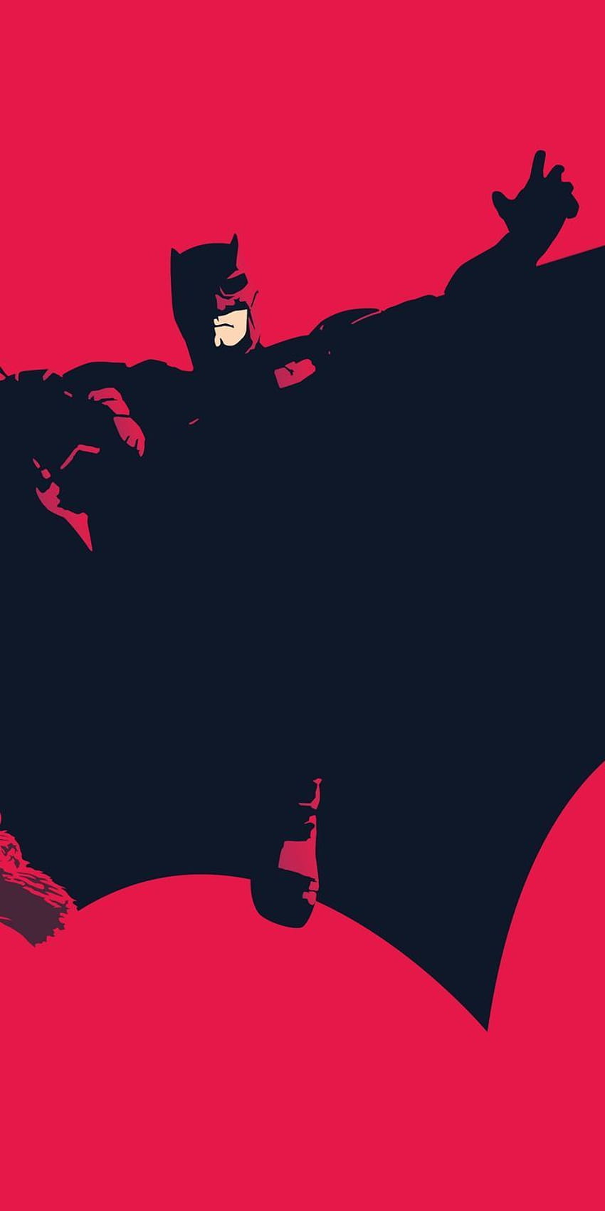 imposing Justice league, batman, minimal art, 1080x2160, batman mobile minimal HD phone wallpaper