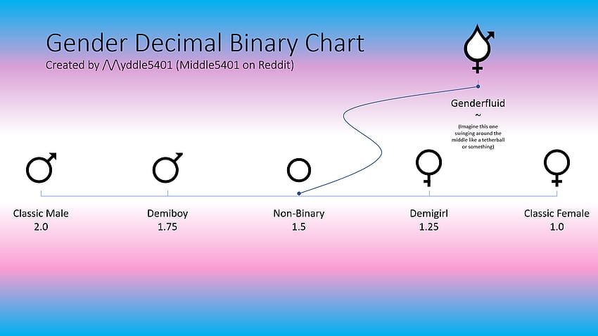Gender Decimal Binary Chart HD wallpaper