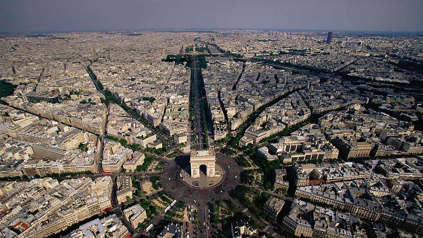 Arc De Triomphe Aerial HD Wallpaper Pxfuel