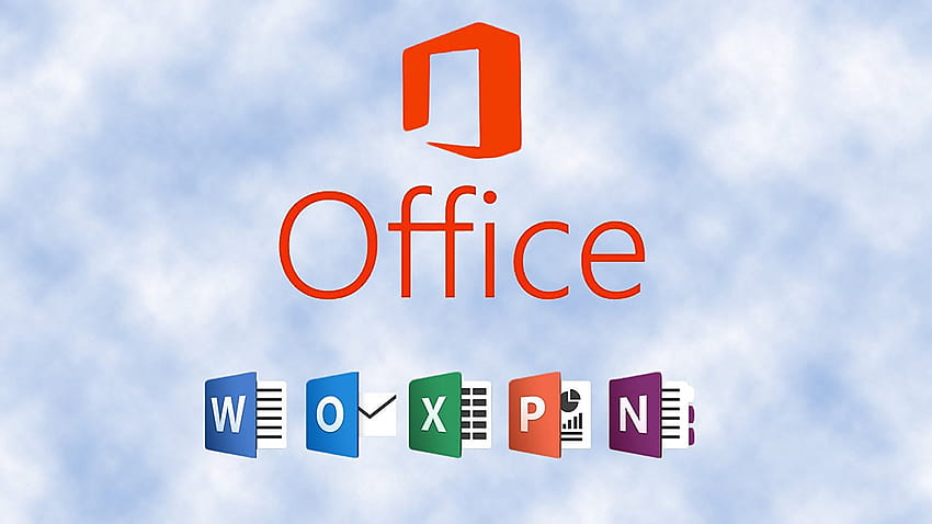 Microsoft Office, фонове, склад, ms office HD тапет